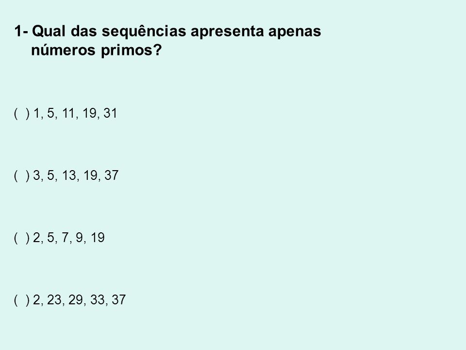 Quiz de Matemática do 5°Ano