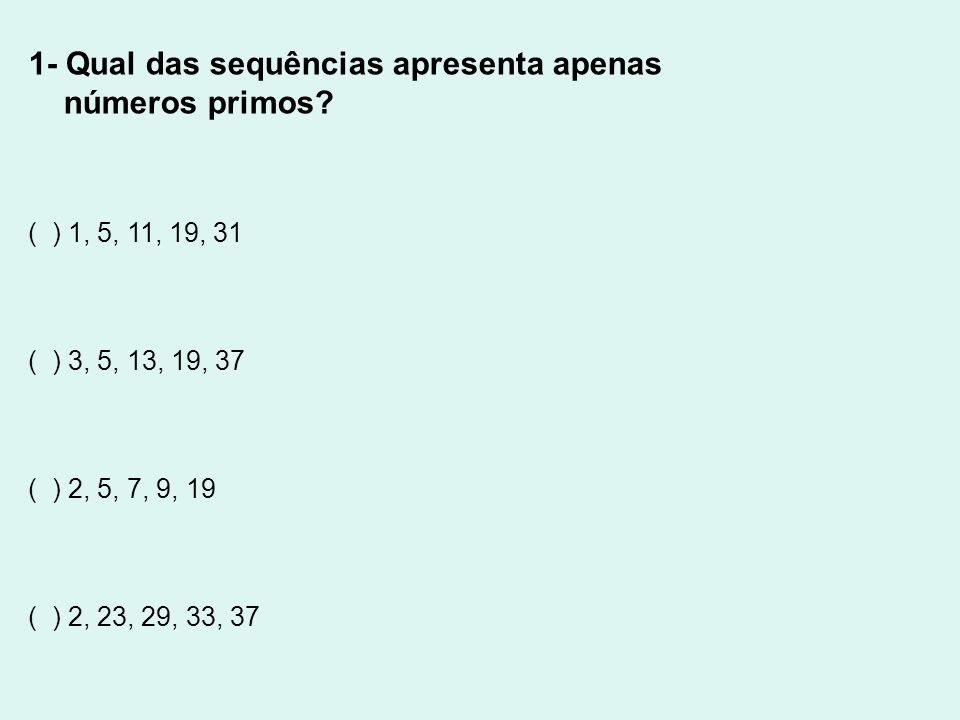 QUIZ” Matemática. - ppt carregar