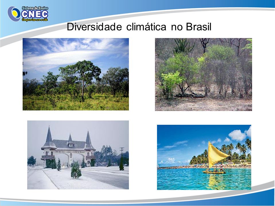 Diversidade climática no Brasil