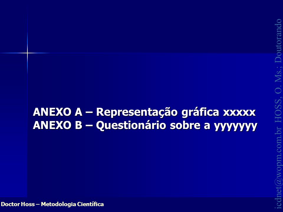 ANEXO A – Representação gráfica xxxxx