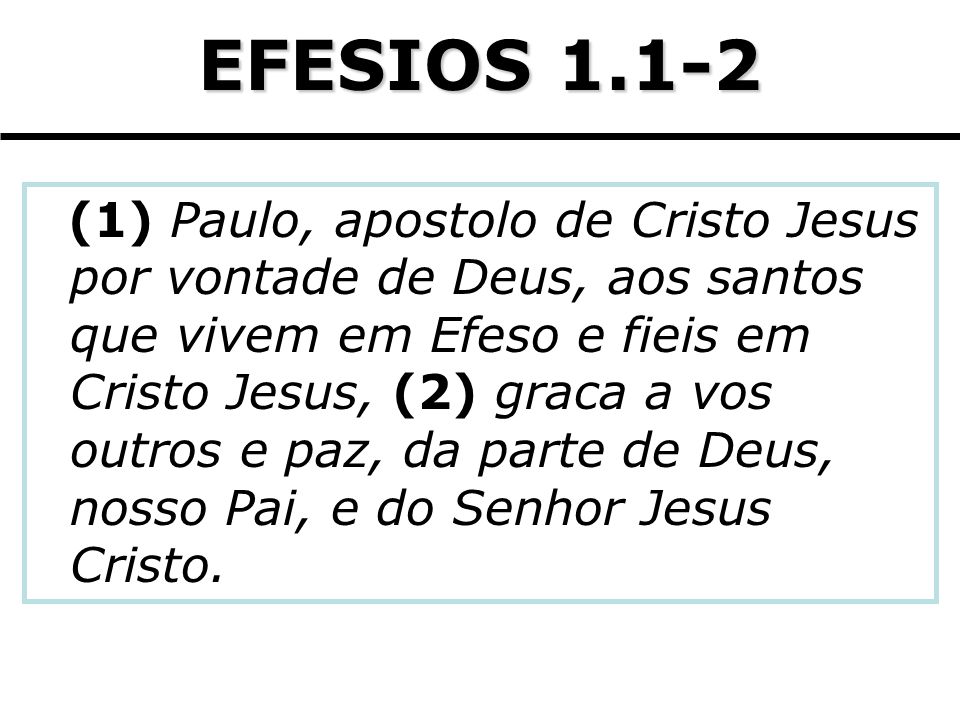 EFESIOS 1.1-2