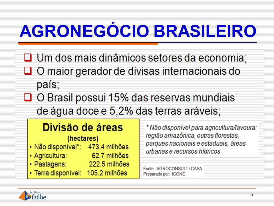 AGRONEGÓCIO BRASILEIRO