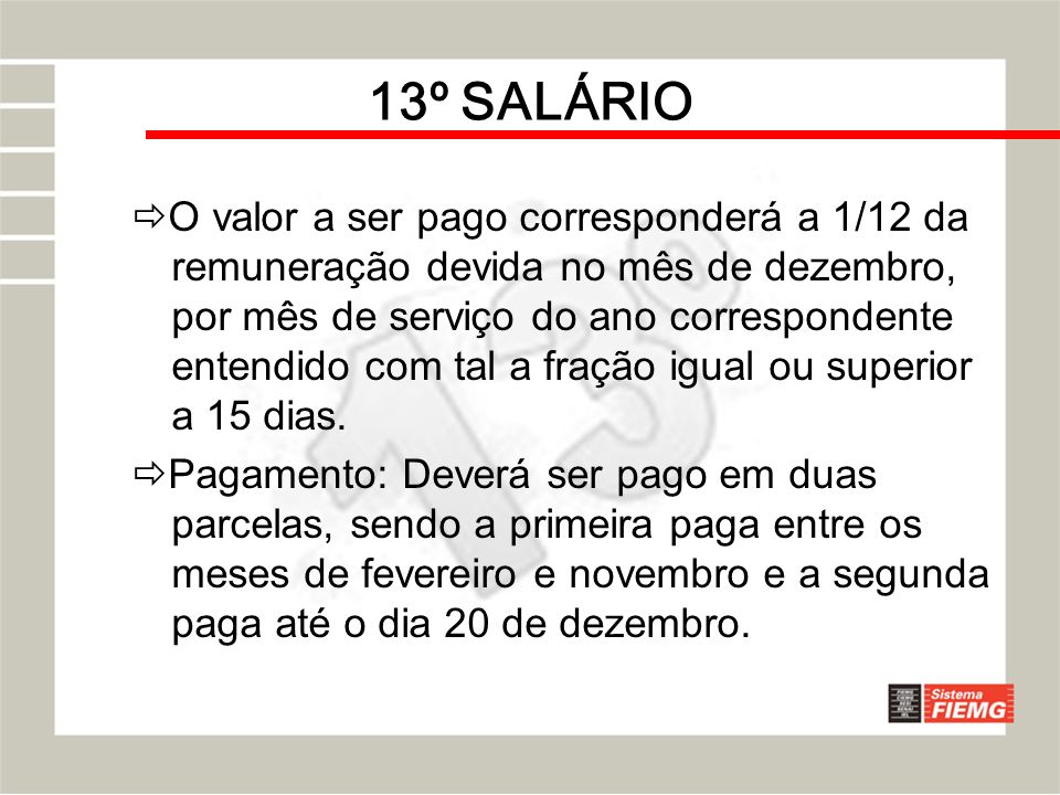 13º SALÁRIO