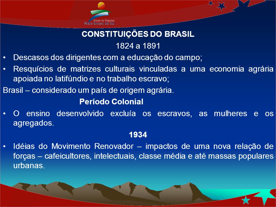 CONSTITUIÇÕES DO BRASIL