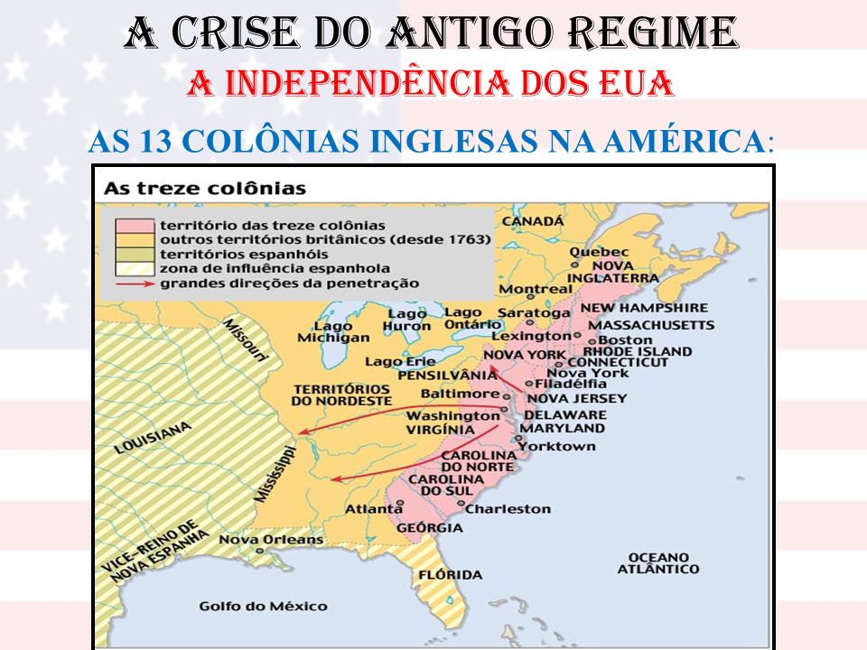 A Crise do Antigo Regime A INDEPENDÊNCIA DOS EUA