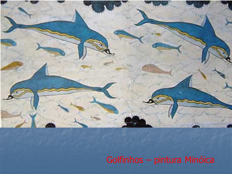 Golfinhos – pintura Minóica