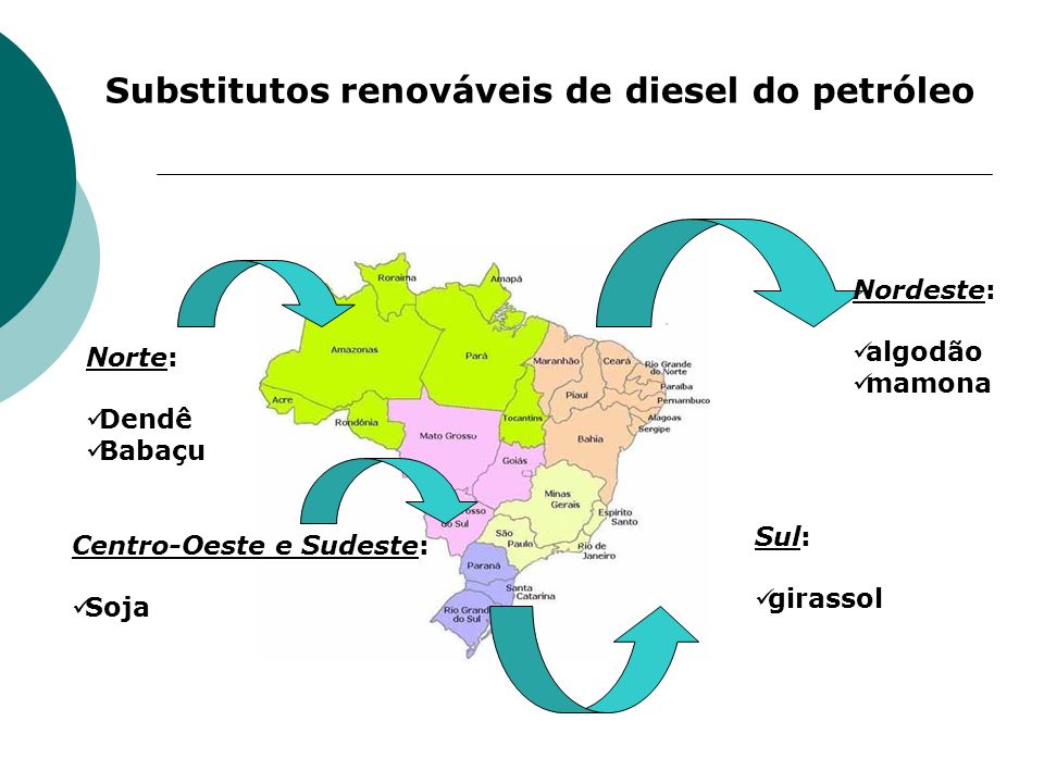 Substitutos renováveis de diesel do petróleo