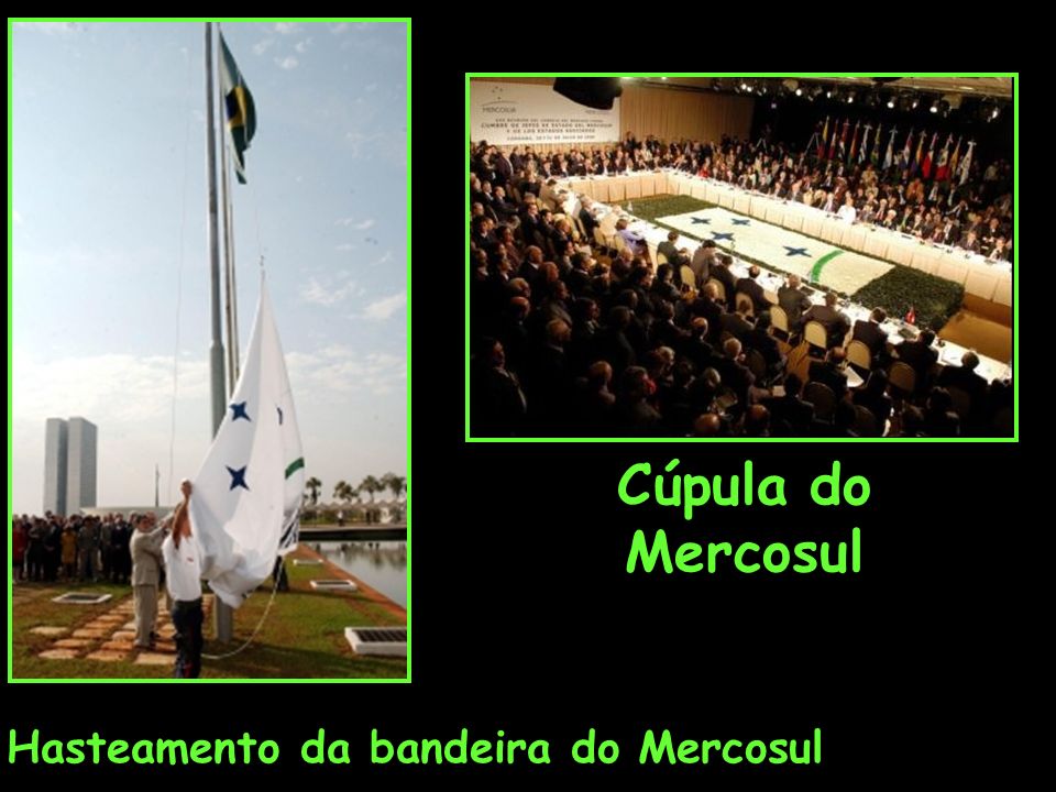 Hasteamento da bandeira do Mercosul