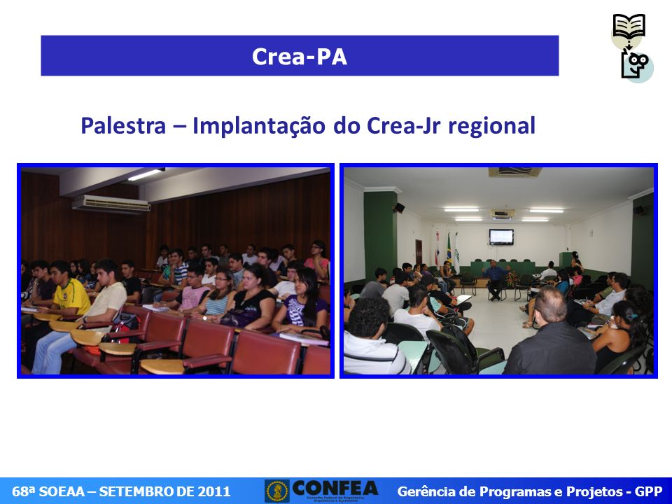 Palestra – Implantação do Crea-Jr regional