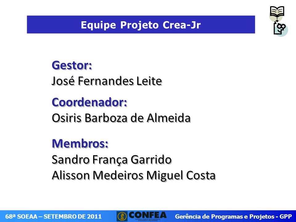 Equipe Projeto Crea-Jr