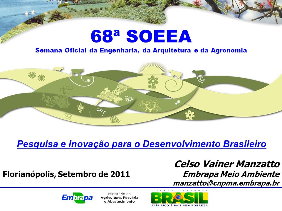 68ª SOEEA Pesquisa e Inovação para o Desenvolvimento Brasileiro