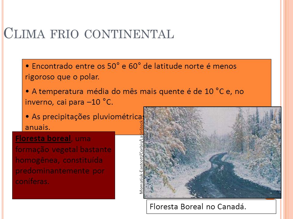 Clima frio continental