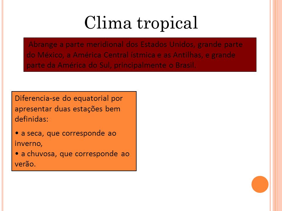 Clima tropical