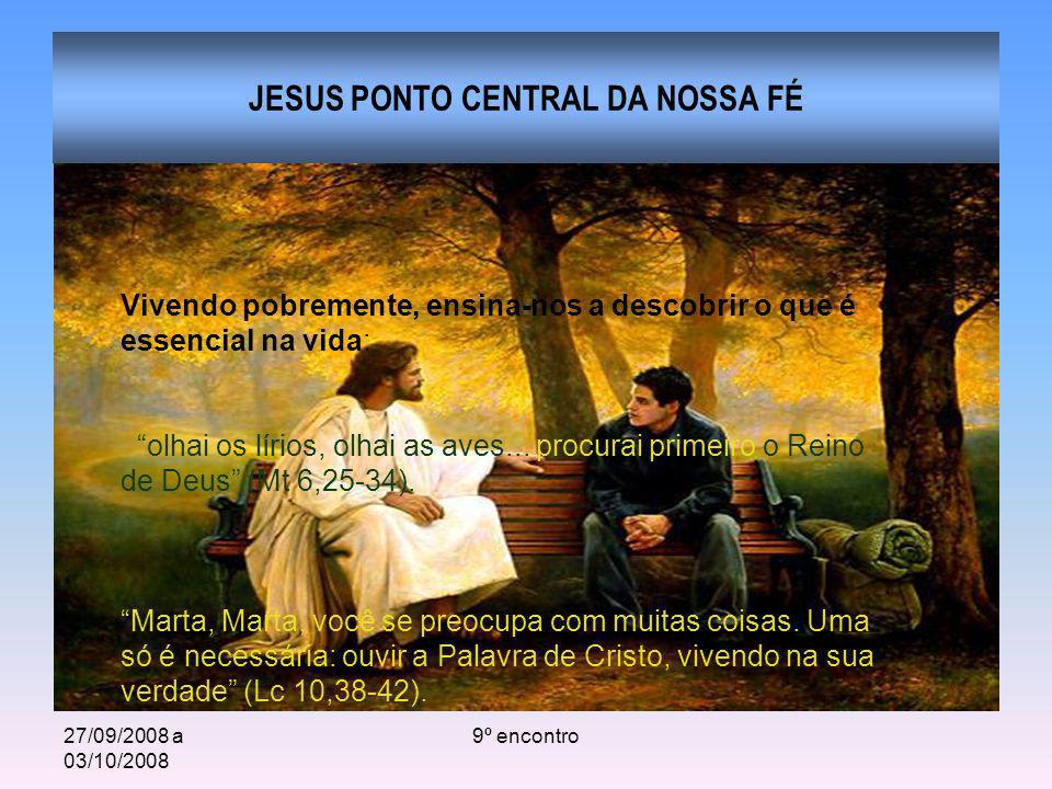JESUS PONTO CENTRAL DA NOSSA FÉ