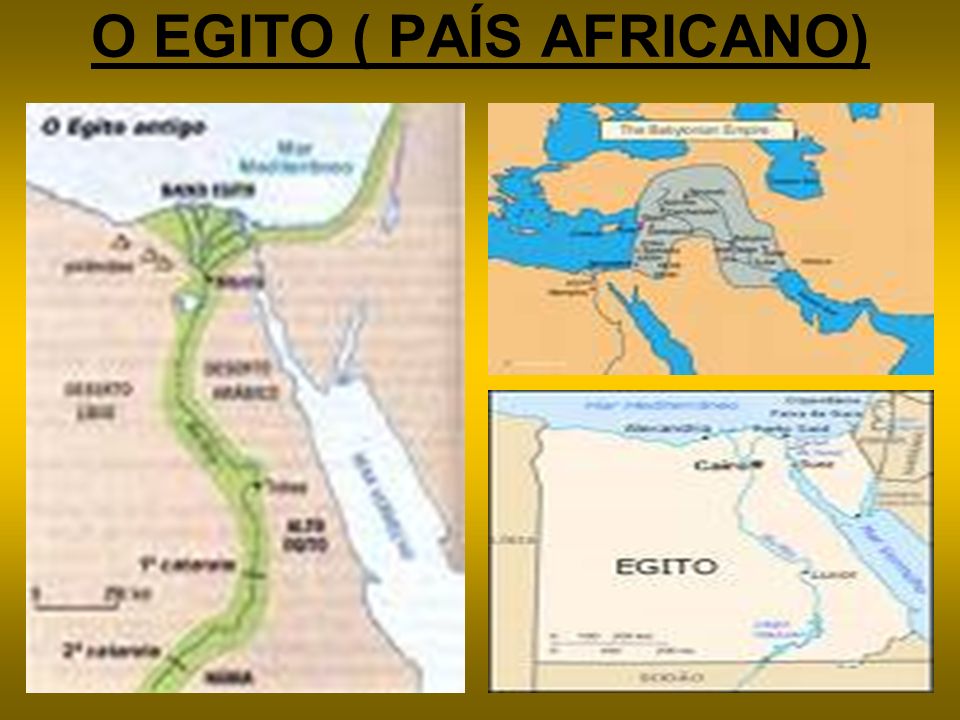 O EGITO ( PAÍS AFRICANO)