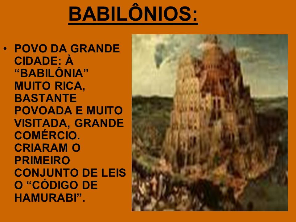 BABILÔNIOS: