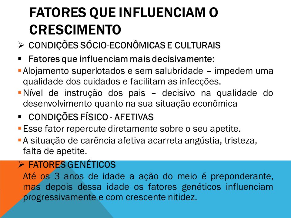 Desenvolvimento infantil e fatores determinantes