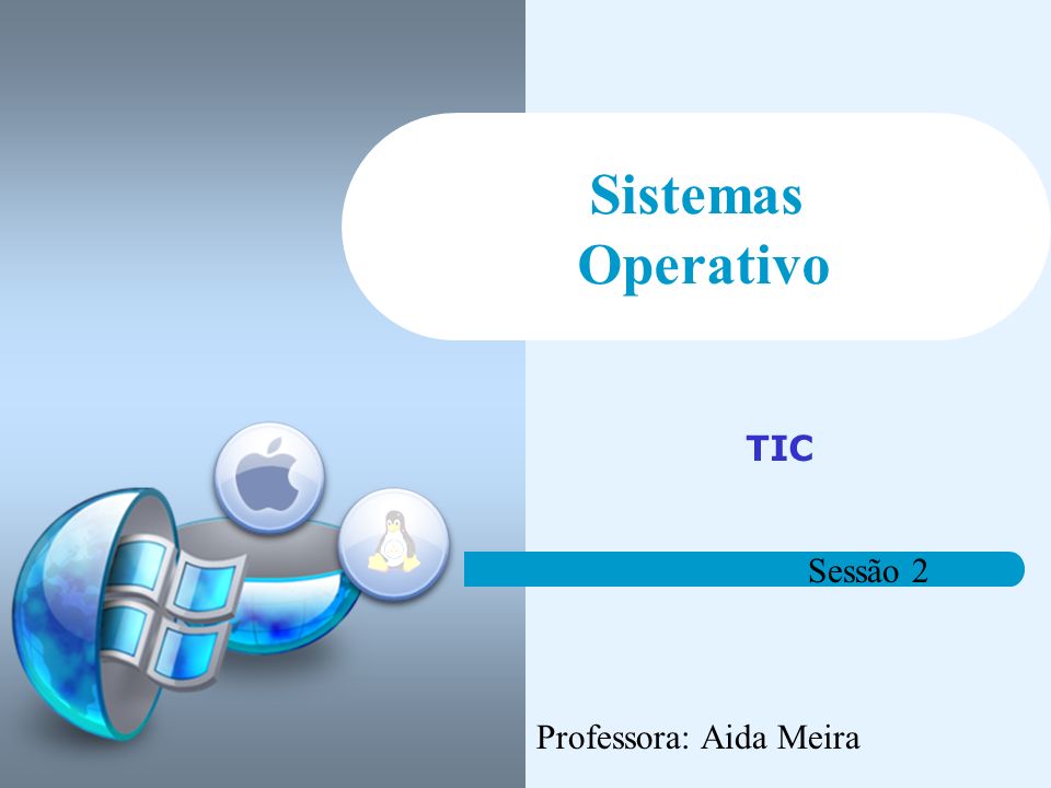 Sistemas Operativo TIC Sessão 2 Professora: Aida Meira