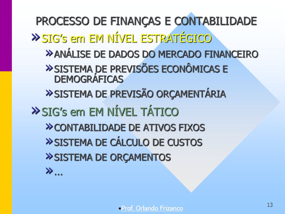 PROCESSO DE FINANÇAS E CONTABILIDADE