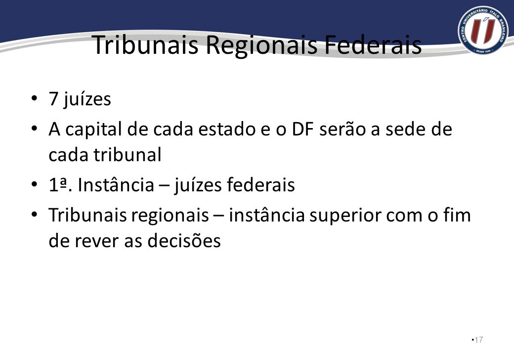 Tribunais Regionais Federais