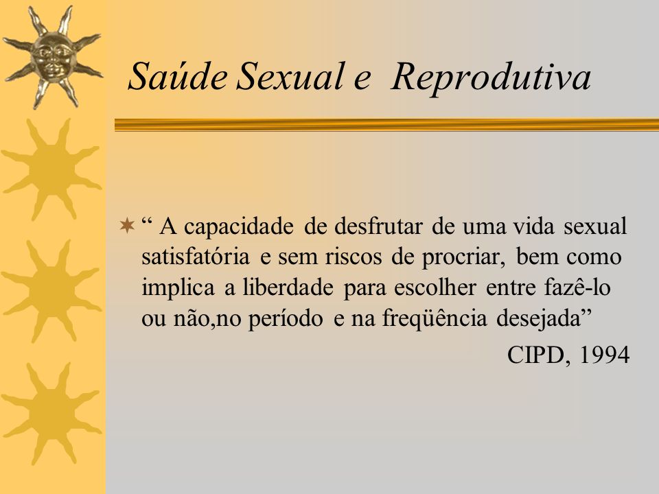 Saúde Sexual e Reprodutiva
