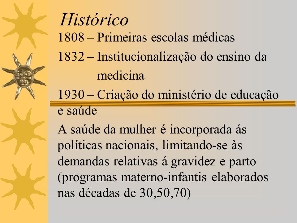 Histórico 1808 – Primeiras escolas médicas