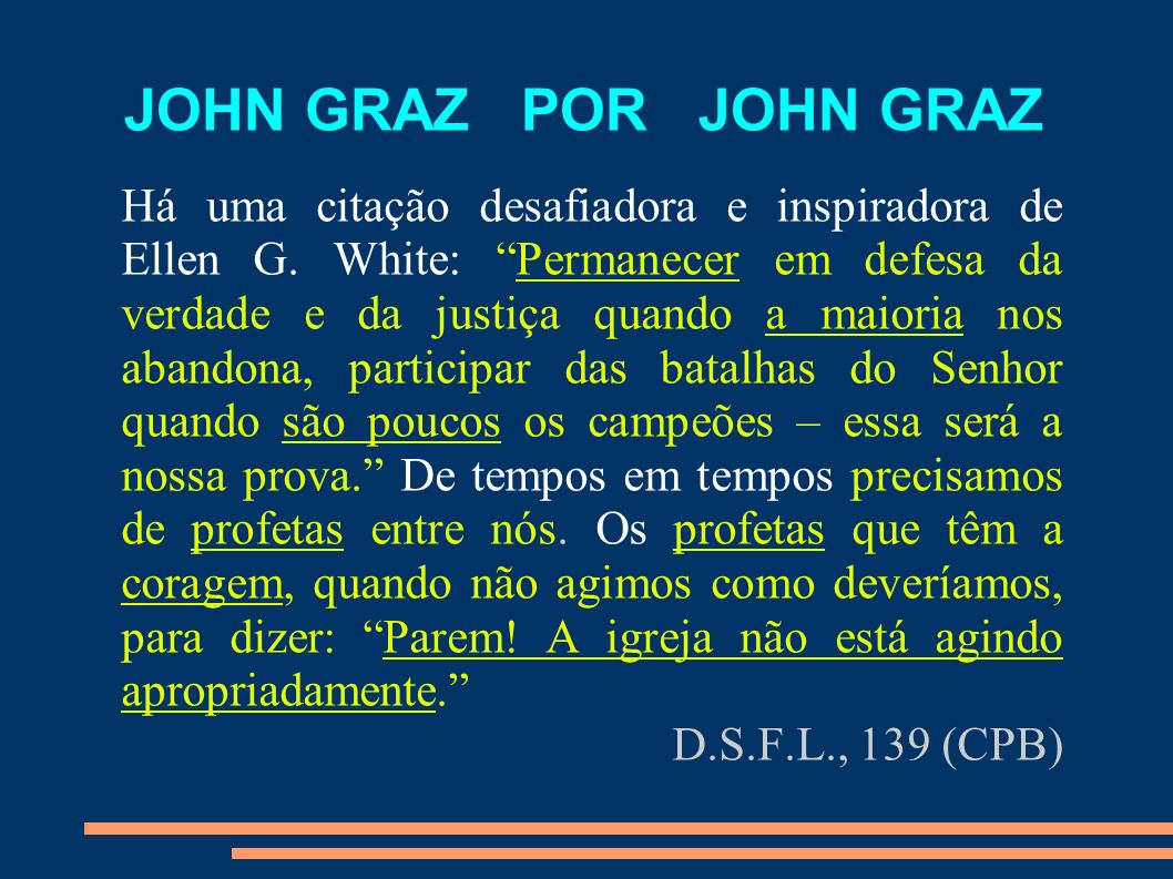 JOHN GRAZ POR JOHN GRAZ