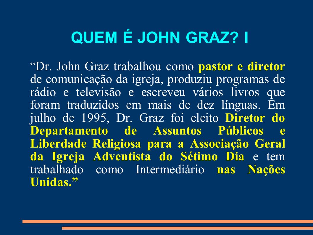 QUEM É JOHN GRAZ I