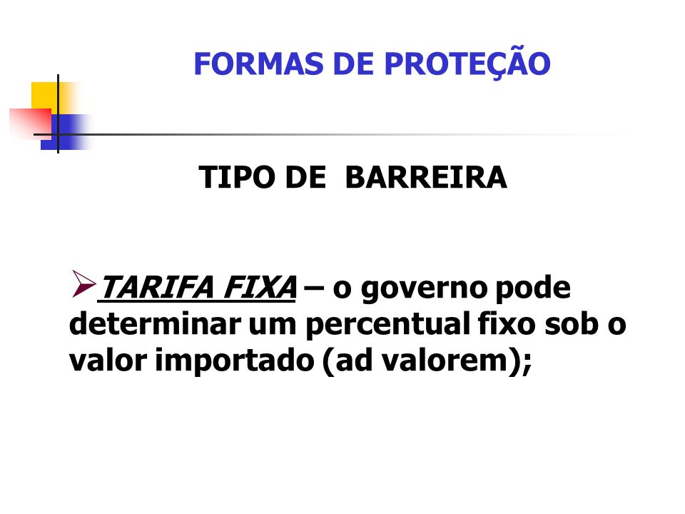 FORMAS DE PROTEÇÃO TIPO DE BARREIRA.