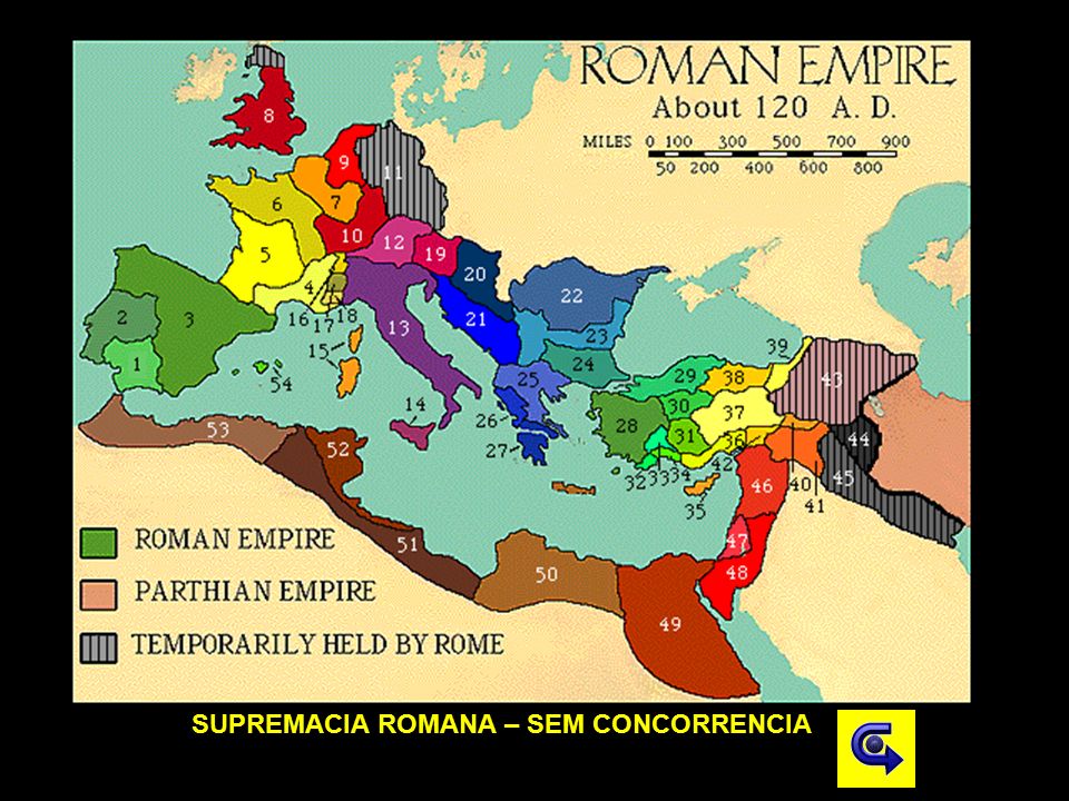SUPREMACIA ROMANA – SEM CONCORRENCIA