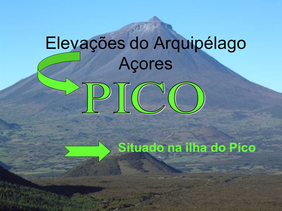 Elevações do Arquipélago Açores