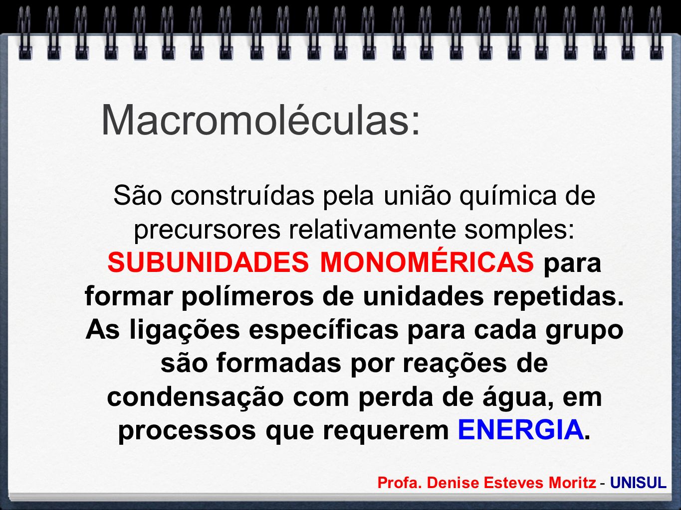 Macromoléculas: