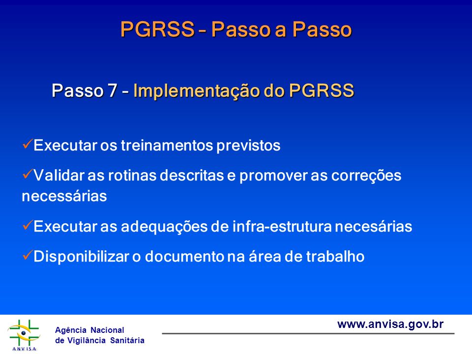 PGRSS – Passo a Passo Passo 7 – Implementação do PGRSS