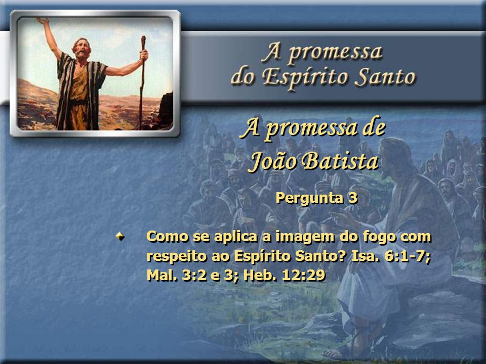 A promessa de João Batista
