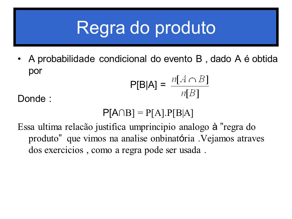 PROBABILIDADE Introdução - ppt carregar