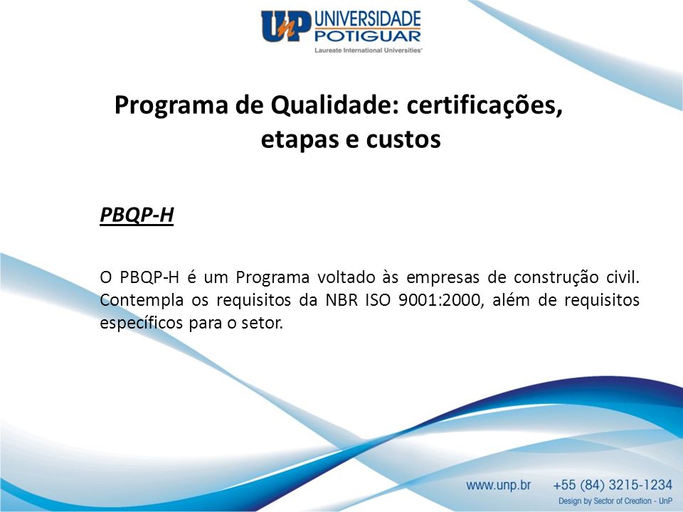 Programa de Qualidade: certificações, etapas e custos