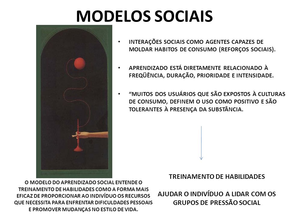 MODELOS SOCIAIS TREINAMENTO DE HABILIDADES