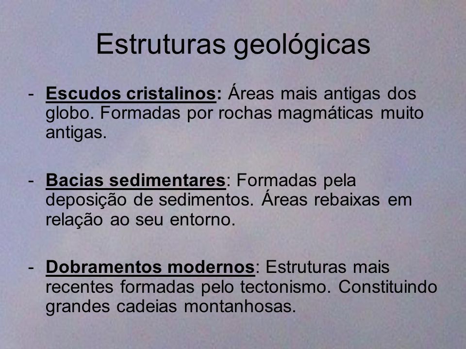 Estruturas geológicas