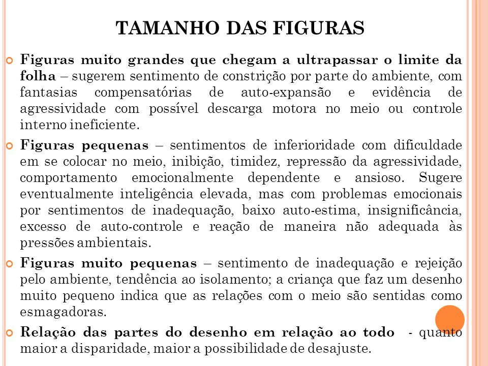 TAMANHO DAS FIGURAS