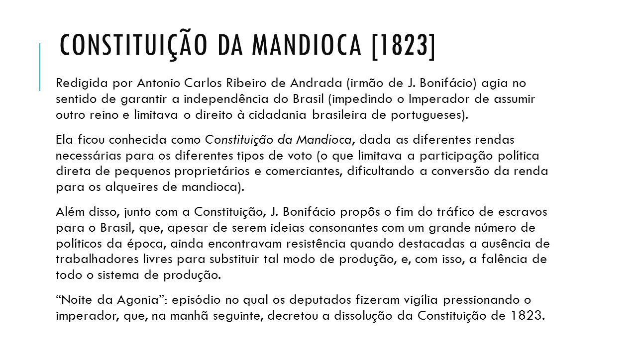 Constituição da mandioca [1823]