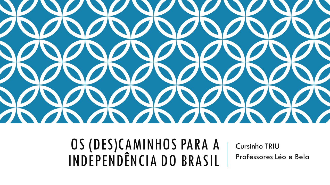 Os (des)caminhos para a Independência do Brasil