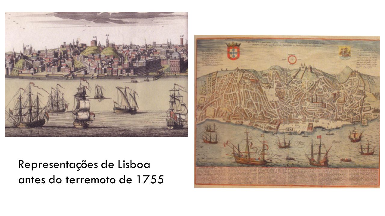 Representações de Lisboa antes do terremoto de 1755