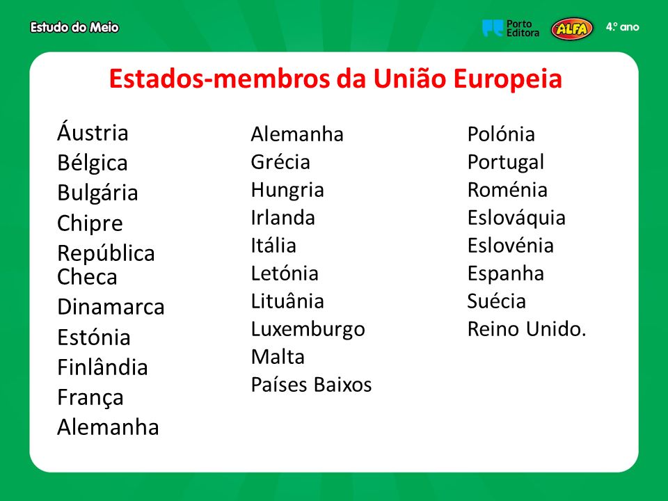 Estados-membros da União Europeia