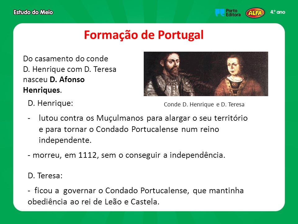 Formação de Portugal D. Henrique: